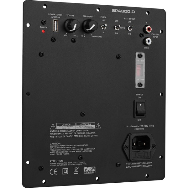 Main product image for Dayton Audio SPA300-D 300 Watt Class-D Subwoofer Plate Amplifier300-806